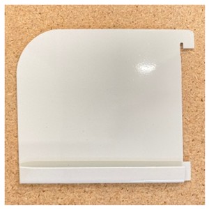Pair 270mmSpur Steel Shelf Supporting Bookend Brackets Steel-Lok SLSSBE270W